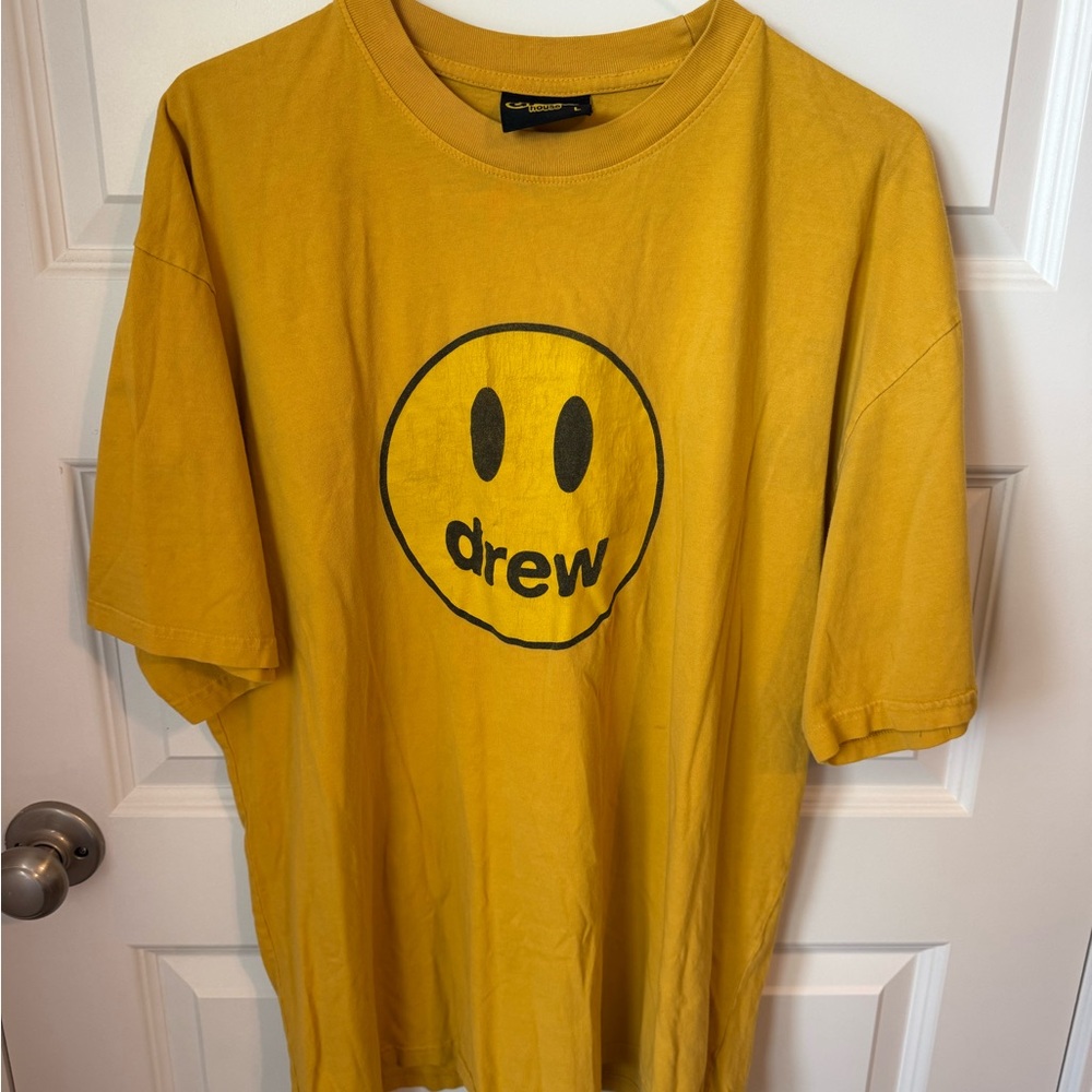 DREW Smiley Face Yellow Tee